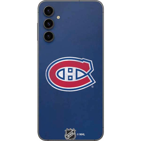 NHL Montreal Canadiens Distressed Galaxy A14 5G Skin