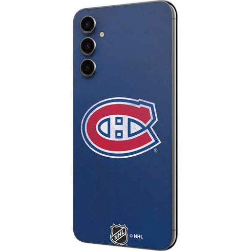 NHL Montreal Canadiens Distressed Galaxy A14 5G Skin