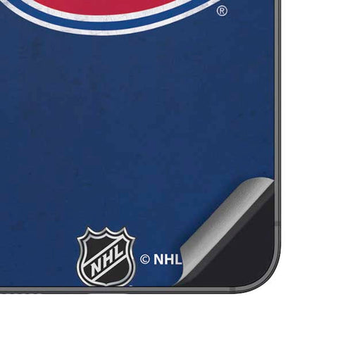 NHL Montreal Canadiens Distressed Galaxy A14 5G Skin