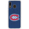 NHL Montreal Canadiens Distressed Galaxy A20 Clear Case