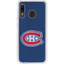 NHL Montreal Canadiens Distressed Galaxy A20 Clear Case