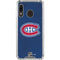 NHL Montreal Canadiens Distressed Galaxy A30 Clear Case