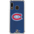 NHL Montreal Canadiens Distressed Galaxy A30 Clear Case