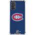 NHL Montreal Canadiens Distressed Galaxy A32 5G Clear Case