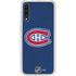 NHL Montreal Canadiens Distressed Galaxy A50 Clear Case