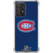 NHL Montreal Canadiens Distressed Galaxy A52 5G Clear Case