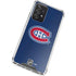 NHL Montreal Canadiens Distressed Galaxy A52 5G Clear Case