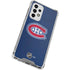 NHL Montreal Canadiens Distressed Galaxy A53 5G Clear Case