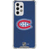NHL Montreal Canadiens Distressed Galaxy A53 5G Clear Case