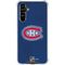 NHL Montreal Canadiens Distressed Galaxy A54 5G Clear Case