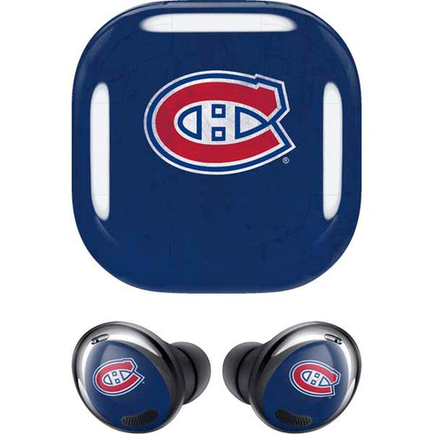 NHL Montreal Canadiens Distressed Galaxy Buds Pro Skin
