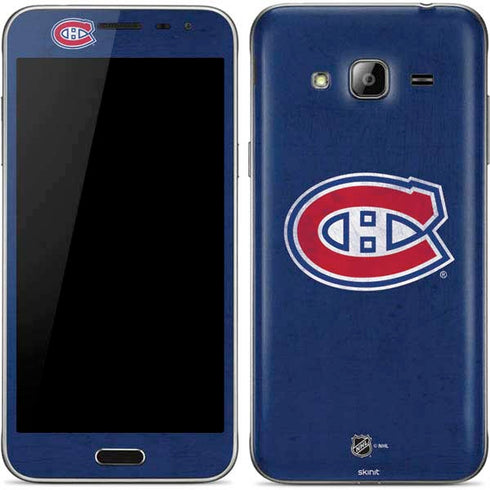NHL Montreal Canadiens Distressed Galaxy J3 Skin
