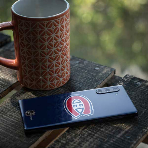 NHL Montreal Canadiens Distressed Galaxy Note 10 Skin