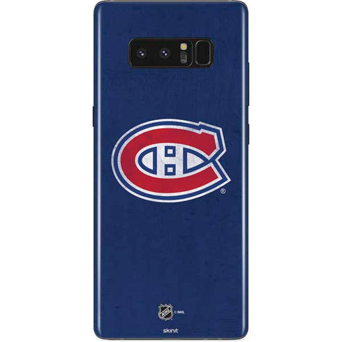 NHL Montreal Canadiens Distressed Galaxy Note 8 Skin