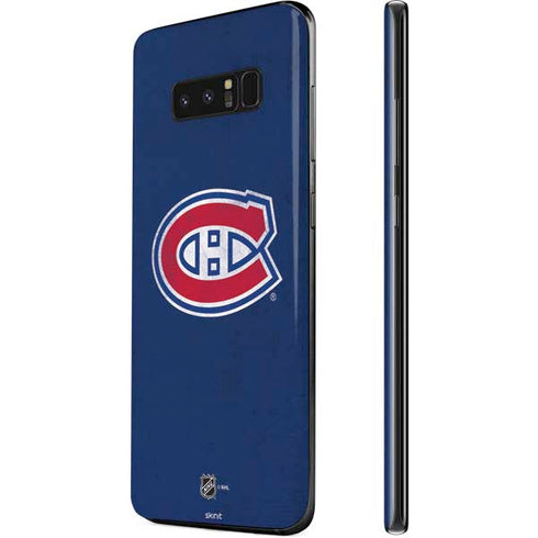 NHL Montreal Canadiens Distressed Galaxy Note 8 Skin
