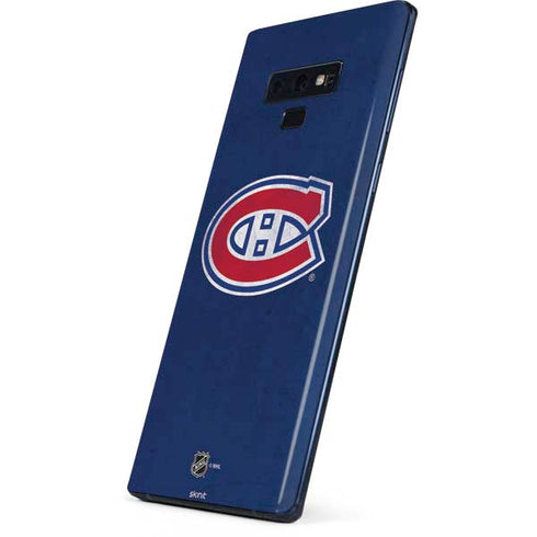 NHL Montreal Canadiens Distressed Galaxy Note 9 Skin
