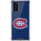 NHL Montreal Canadiens Distressed Galaxy Note20 5G Clear Case
