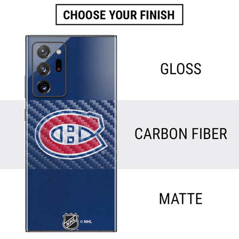 NHL Montreal Canadiens Distressed Galaxy Note20 Ultra 5G Skin