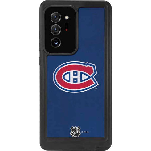 NHL Montreal Canadiens Distressed Galaxy Note20 Ultra 5G Waterproof Case
