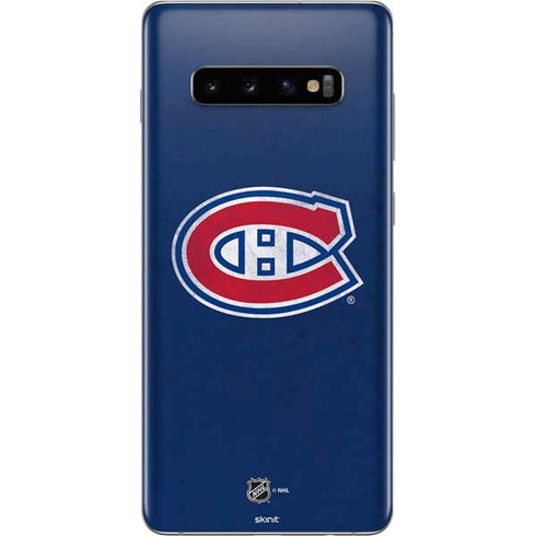 NHL Montreal Canadiens Distressed Galaxy S10 Plus Skin