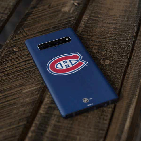 NHL Montreal Canadiens Distressed Galaxy S10 Plus Skin