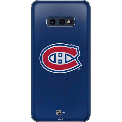 NHL Montreal Canadiens Distressed Galaxy S10e Skin