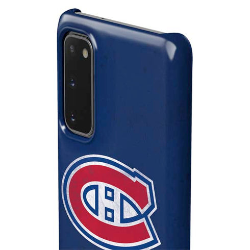 NHL Montreal Canadiens Distressed Galaxy S20 Lite Case