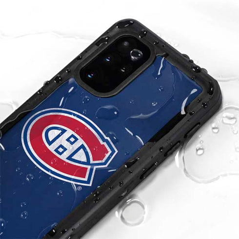 NHL Montreal Canadiens Distressed Galaxy S20 Plus Waterproof Case