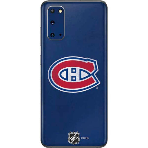 NHL Montreal Canadiens Distressed Galaxy S20 Skin