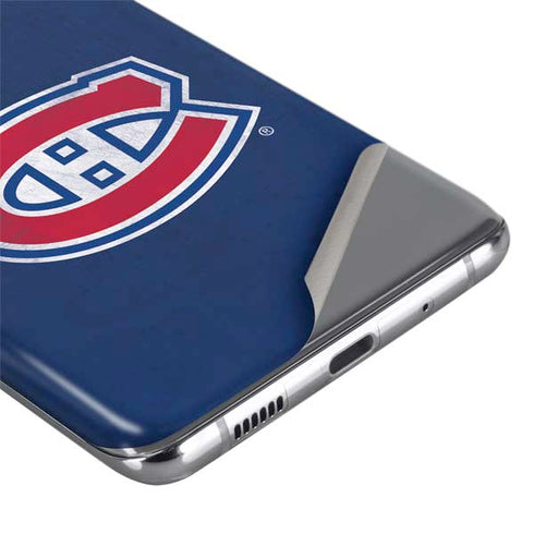 NHL Montreal Canadiens Distressed Galaxy S20 Ultra 5G Skin
