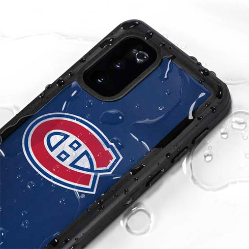 NHL Montreal Canadiens Distressed Galaxy S20 Waterproof Case