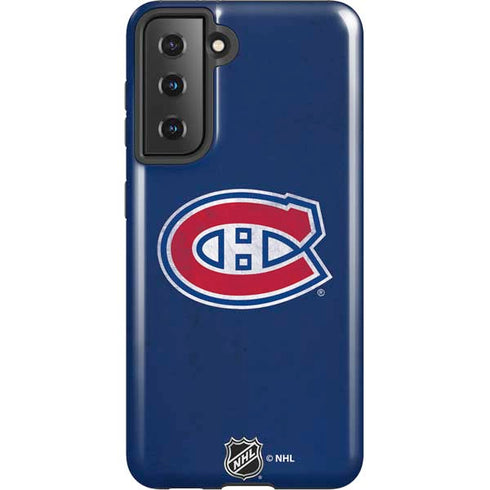NHL Montreal Canadiens Distressed Galaxy S21 5G Pro Case