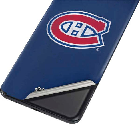NHL Montreal Canadiens Distressed Galaxy S21 5G Skin