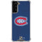 NHL Montreal Canadiens Distressed Galaxy S21 FE Clear Case
