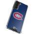 NHL Montreal Canadiens Distressed Galaxy S21 FE Clear Case