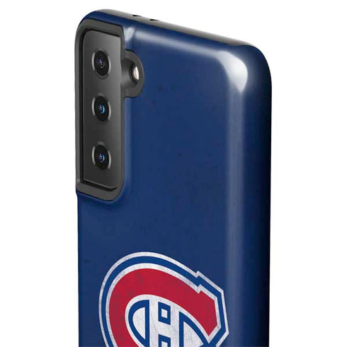 NHL Montreal Canadiens Distressed Galaxy S21 Plus 5G Pro Case