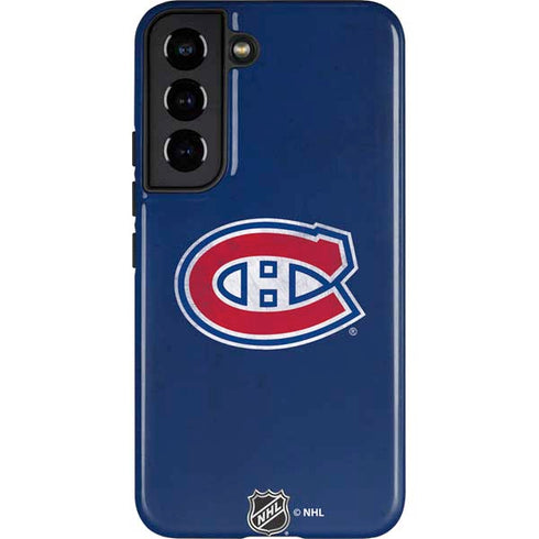 NHL Montreal Canadiens Distressed Galaxy S22 Pro Case
