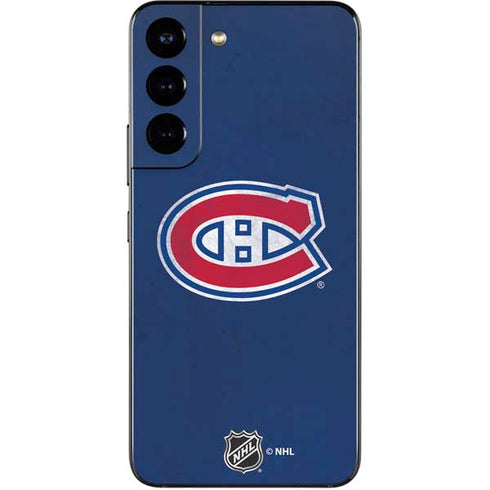 NHL Montreal Canadiens Distressed Galaxy S22 Skin