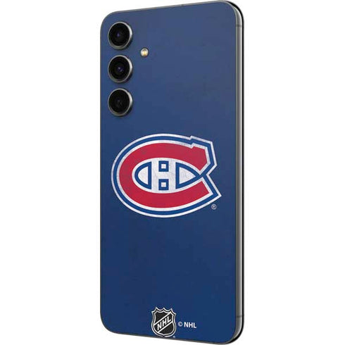 NHL Montreal Canadiens Distressed Galaxy S23 FE Skin