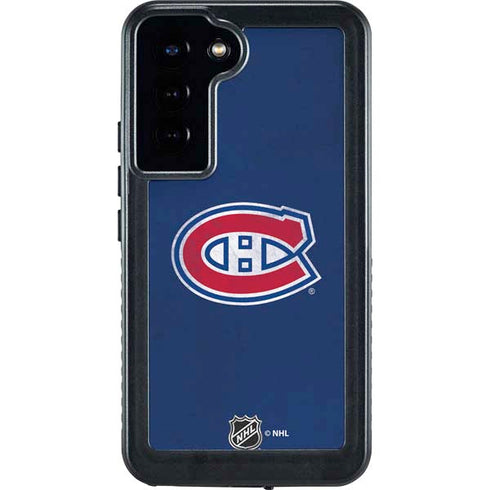 NHL Montreal Canadiens Distressed Galaxy S23 Plus Waterproof Case