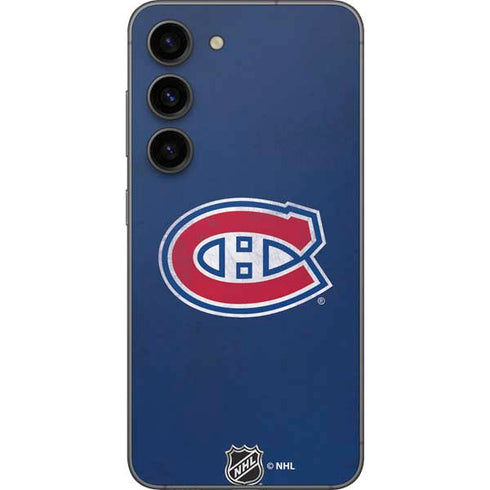NHL Montreal Canadiens Distressed Galaxy S23 Skin