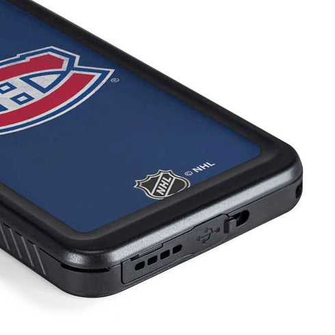 NHL Montreal Canadiens Distressed Galaxy S23 Waterproof Case