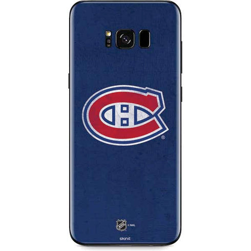 NHL Montreal Canadiens Distressed Galaxy S8 Skin