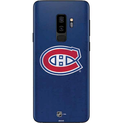 NHL Montreal Canadiens Distressed Galaxy S9 Plus Skin