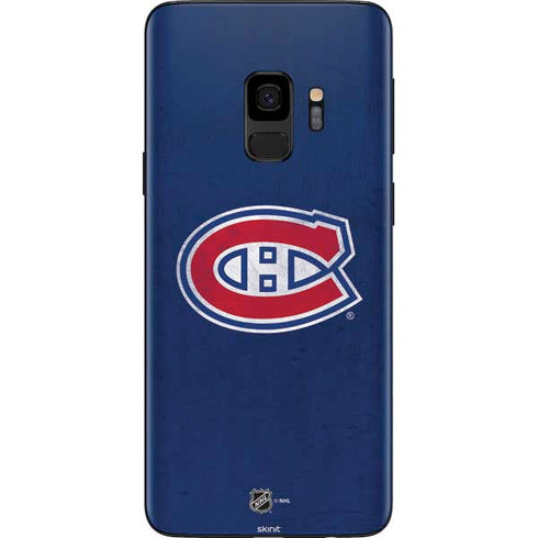 NHL Montreal Canadiens Distressed Galaxy S9 Skin