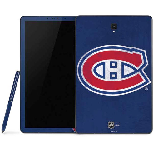 NHL Montreal Canadiens Distressed Samsung Galaxy Tab Skin