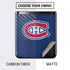 NHL Montreal Canadiens Distressed Galaxy Z Flip Skin