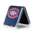NHL Montreal Canadiens Distressed Galaxy Z Flip5 5G Clear Case