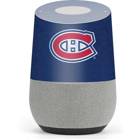 NHL Montreal Canadiens Distressed Google Home Skin