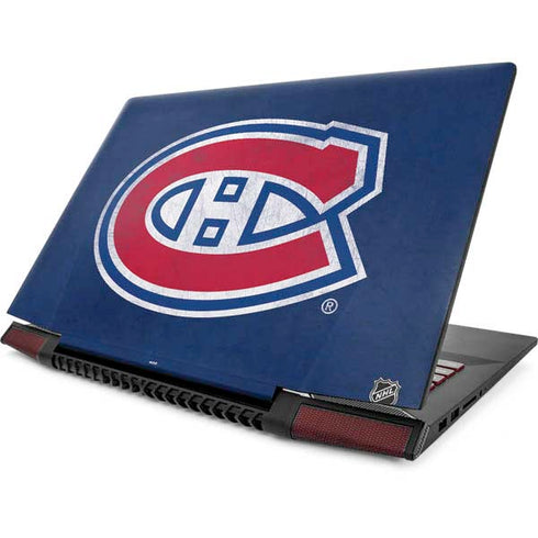 NHL Montreal Canadiens Distressed Lenovo IdeaPad Skin